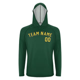 Custom Green Light Yellow UV-Hoodie