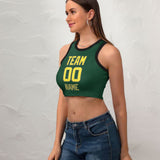 Custom Green Light Yellow Sleeveless Tank Top