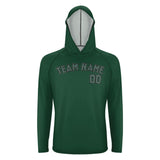 Custom Green Blue Green UV-Hoodie