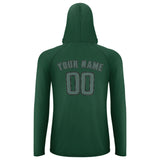 Custom Green Blue Green UV-Hoodie