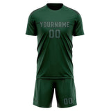 Custom Green Blue Green Soccer Jersey
