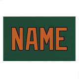 Custom Green Orange Beach Towel
