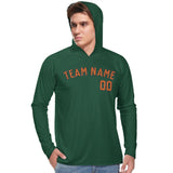 Custom Green Orange UV-Hoodie