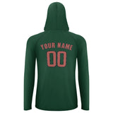 Custom Green Copper Rose UV-Hoodie
