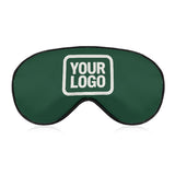 Custom Green White Sleep Mask
