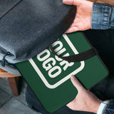 Custom Green White Laptop Bag