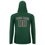 Custom Green Brown UV-Hoodie