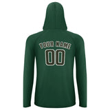 Custom Green Olive UV-Hoodie
