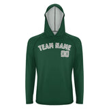 Custom Green Gray UV-Hoodie
