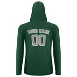 Custom Green Gray UV-Hoodie