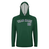Custom Green Blue UV-Hoodie