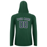 Custom Green Blue UV-Hoodie