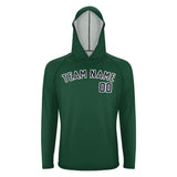 Custom Green Navy UV-Hoodie