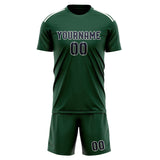 Custom Green Navy Soccer Jersey