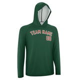 Custom Green Coral Red UV-Hoodie