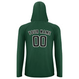 Custom Green Black UV-Hoodie