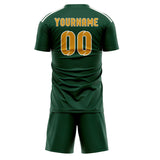 Custom Green Yellow Soccer Jersey