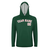 Custom Green Light Pink UV-Hoodie