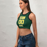 Custom Green Light Yellow Sleeveless Tank Top