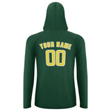 Custom Green Light Yellow UV-Hoodie