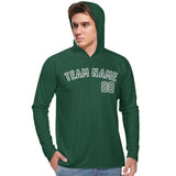 Custom Green Blue Green UV-Hoodie