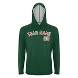 Custom Green Copper Rose UV-Hoodie