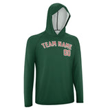 Custom Green Copper Rose UV-Hoodie
