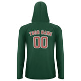 Custom Green Copper Rose UV-Hoodie