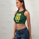 Custom Green Gold Sleeveless Tank Top