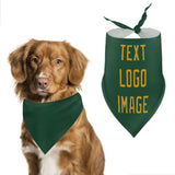 Custom Green Yellow Pet Scarf
