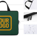 Custom Green Yellow Laptop Bag