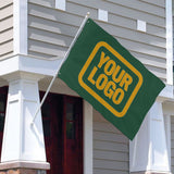 Custom Green Yellow Flag