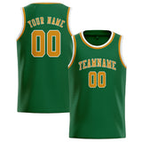 Custom Green & Yellow Colors Design Sports Basketball Jersey