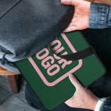 Custom Green Light Pink Laptop Bag