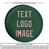 Custom Green Light Pink Truck Tires