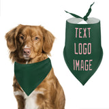 Custom Green Light Pink Pet Scarf