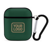 Custom Green Light Khaki AirPods Case