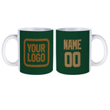 Custom Green Light Khaki Mug