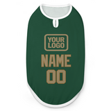 Custom Green Light Khaki Pet Vest