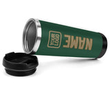 Custom Green Light Khaki Stainless Steel Water Cup