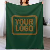 Custom Green Khaki Blanket