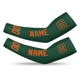 Custom Green Orange Arm Sleeve