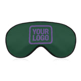 Custom Green Light Purple Sleep Mask