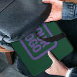 Custom Green Light Purple Laptop Bag