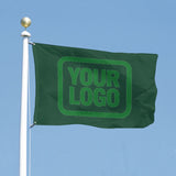 Custom Green Emerald Green Flag