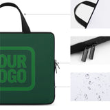Custom Green Emerald Green Laptop Bag