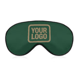 Custom Green Light Khaki Sleep Mask