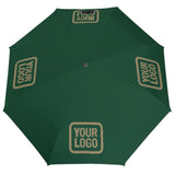 Custom Green Light Khaki Automatic Umbrella