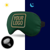 Custom Green Light Khaki Sleep Mask
