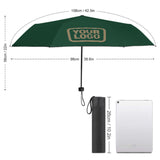 Custom Green Light Khaki Automatic Umbrella